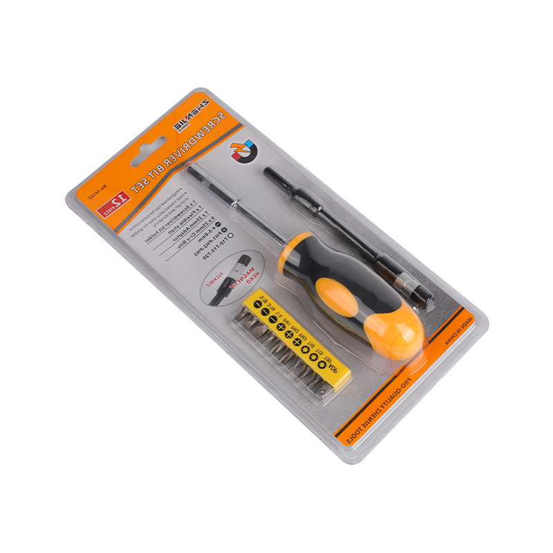 12 st Magnetic Tips legerat stål skruvmejsel bit set