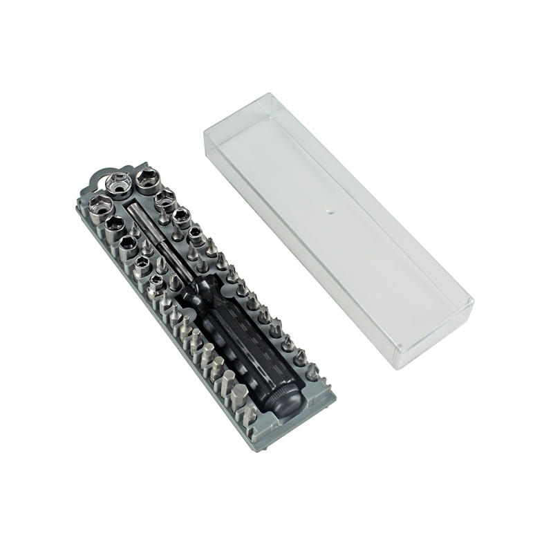 38st slitsad Phillips Pozidriv Torx Hex CRV Bit Set