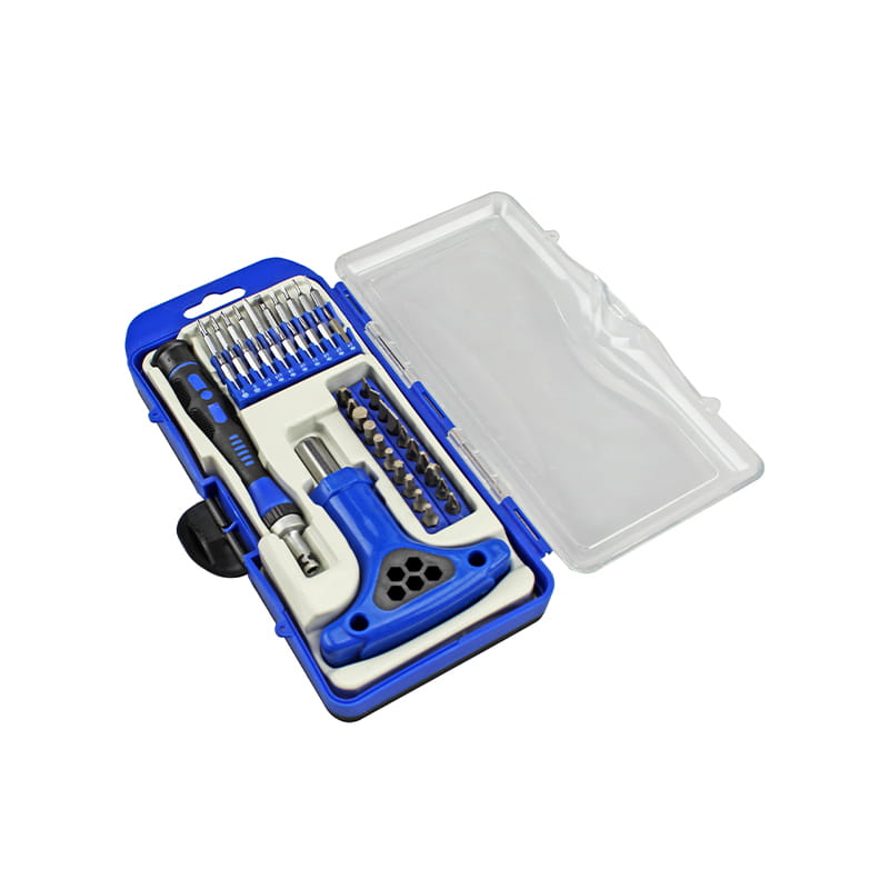 42 st Spärrhandtag & T-handtag CRV Bit Set